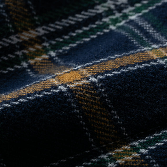 Close-up of Pladra Women's Fireside Flannel in Feather Blue, showing its soft, textured heavyweight fabric.