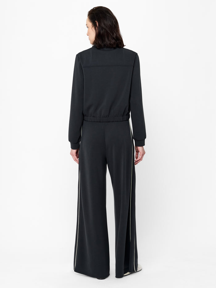 Wren Dark Grey Zip-Up Collared Jacket