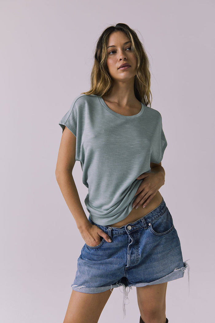 Womens Wylie Garden Sage Tee chaserbrand