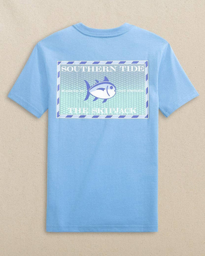 Youth southern tide Original Skipjack Grey Marlin Tee: Ocean Channel