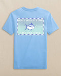 Youth southern tide Original Skipjack Grey Marlin Tee: Ocean Channel